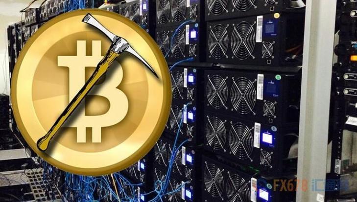 Detailed view of a sophisticated mining rig ready for operation