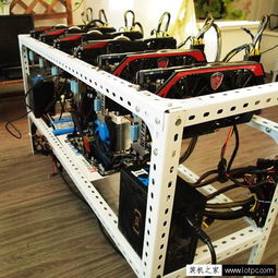 An overview of a comprehensive mining rig setup, illustrating key components for optimal performance